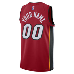Red Miami Heat Jordan Brand Unisex 2022/23 Swingman Custom Jersey | NBA