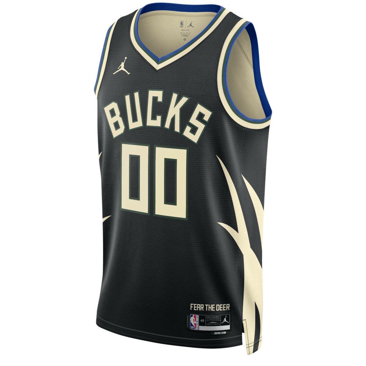 Black Milwaukee Bucks Jordan Brand Unisex 2022/23 Swingman Custom Jersey | NBA