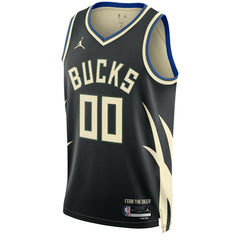 Black Milwaukee Bucks Jordan Brand Unisex 2022/23 Swingman Custom Jersey | NBA