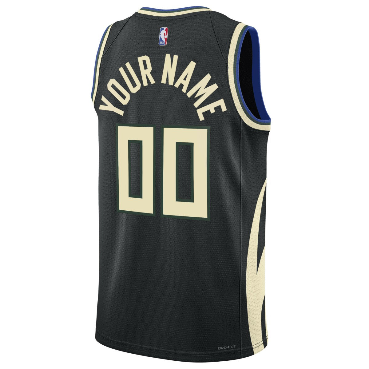 Black Milwaukee Bucks Jordan Brand Unisex 2022/23 Swingman Custom Jersey | NBA