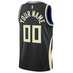 Black Milwaukee Bucks Jordan Brand Unisex 2022/23 Swingman Custom Jersey | NBA