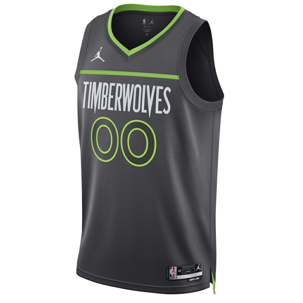 Black Minnesota Timberwolves Jordan Brand Unisex 2022/23 Swingman Custom Jersey | NBA