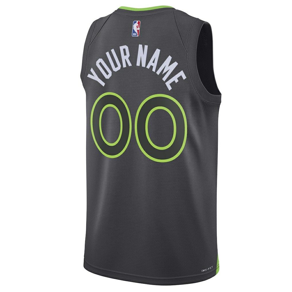Black Minnesota Timberwolves Jordan Brand Unisex 2022/23 Swingman Custom Jersey | NBA