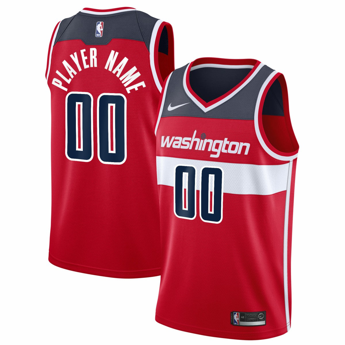 Red Washington Wizards 2020/21 Swingman Custom Jersey | NBA