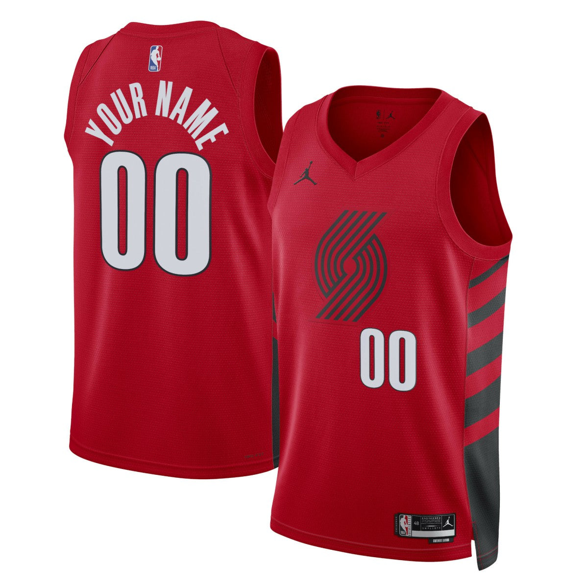 Red Portland Trail Blazers Jordan Brand Unisex 2022/23 Swingman Custom Jersey | NBA