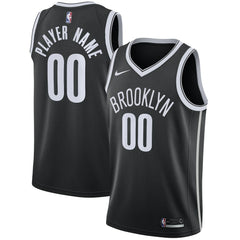 Icon Edition Brooklyn Nets Swingman Custom Jersey Black | NBA