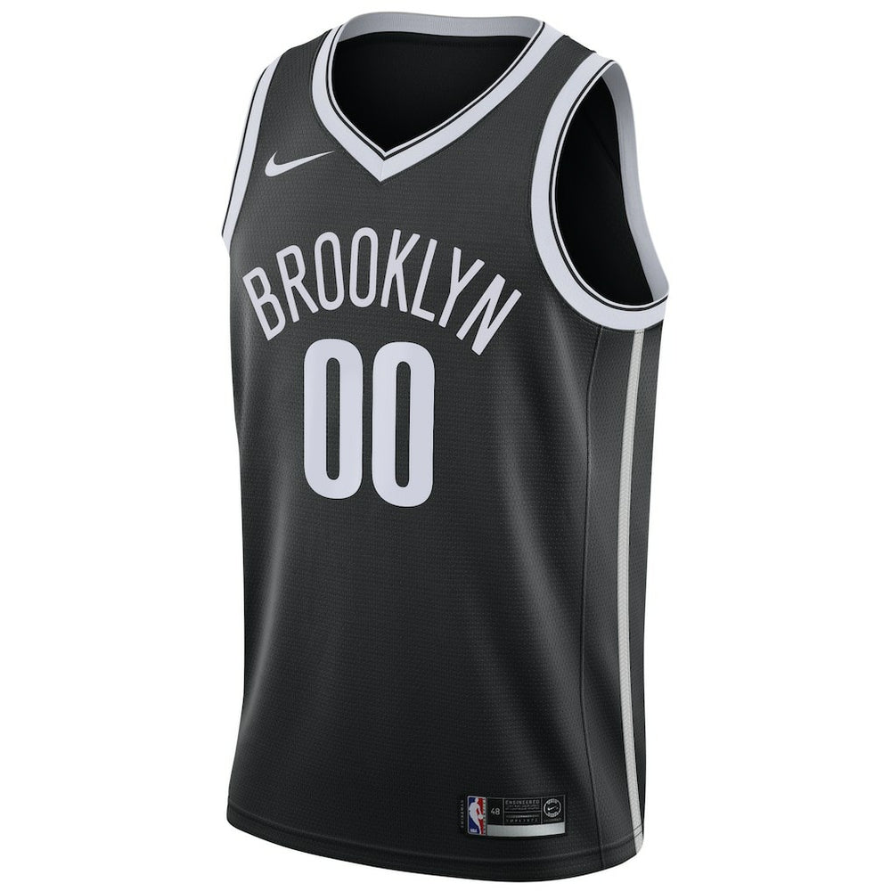 Icon Edition Brooklyn Nets Swingman Custom Jersey Black | NBA