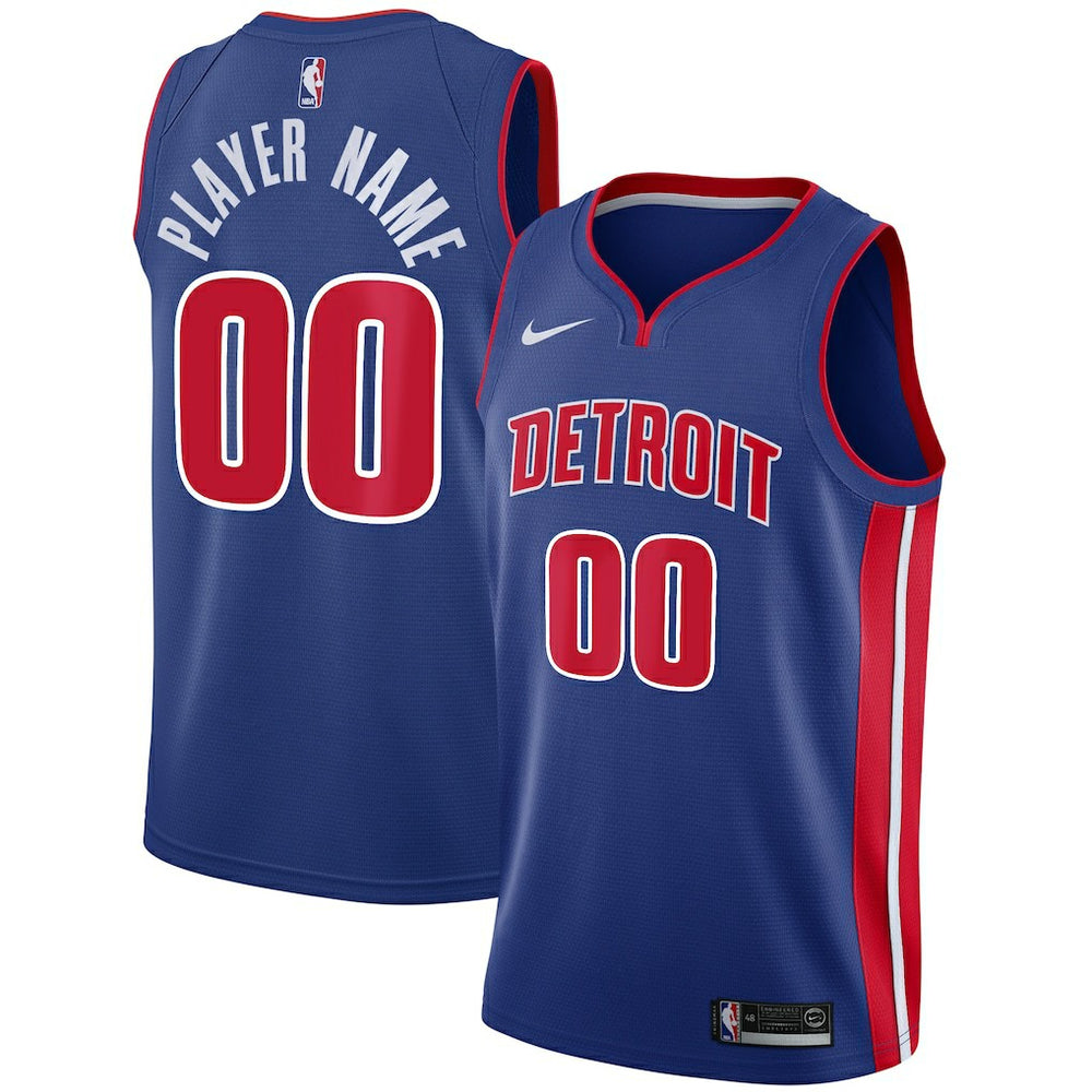 Icon Edition Detroit Pistons Swingman Custom Jersey Blue sale | NBA
