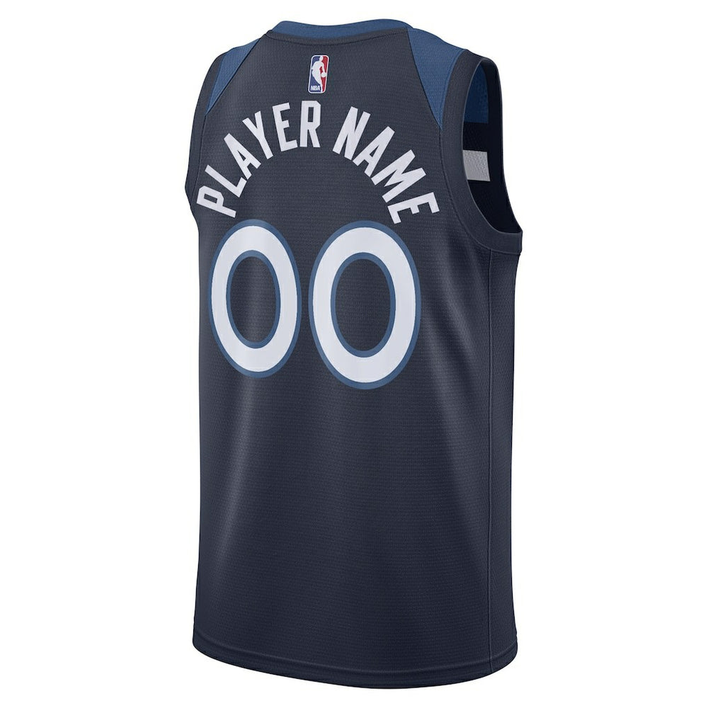 Icon Edition Minnesota Timberwolves Swingman Custom Jersey Navy | NBA
