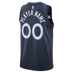 Icon Edition Minnesota Timberwolves Swingman Custom Jersey Navy | NBA