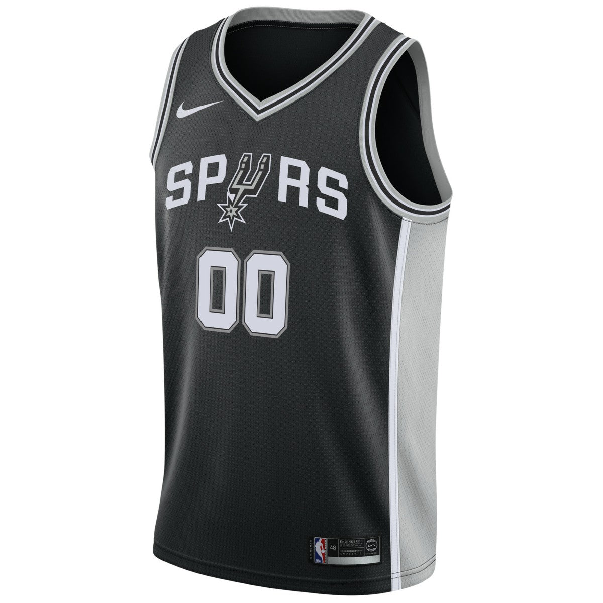 Icon Edition San Antonio Spurs Swingman Custom Jersey Black | NBA