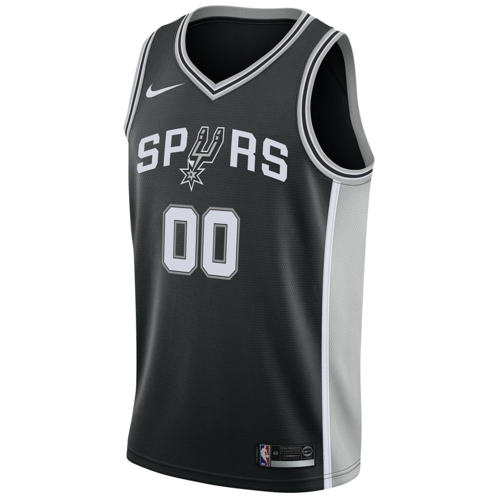 Icon Edition San Antonio Spurs Swingman Custom Jersey Black | NBA
