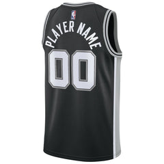 Icon Edition San Antonio Spurs Swingman Custom Jersey Black | NBA