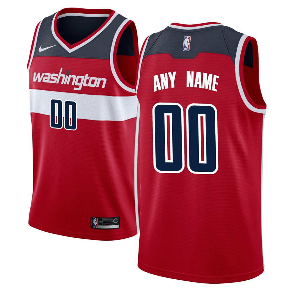 Icon Edition Washington Wizards Swingman Custom Jersey Red | NBA