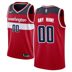 Icon Edition Washington Wizards Swingman Custom Jersey Red | NBA