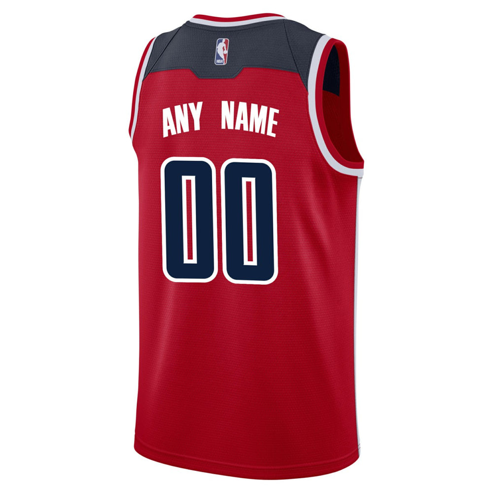 Icon Edition Washington Wizards Swingman Custom Jersey Red | NBA