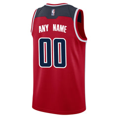 Icon Edition Washington Wizards Swingman Custom Jersey Red | NBA