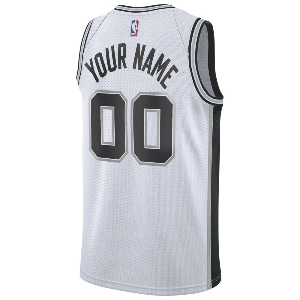 Association Edition San Antonio Spurs Custom Swingman Jersey White | NBA