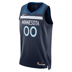 Icon Edition Minnesota Timberwolves Unisex Swingman Custom Jersey Navy | NBA