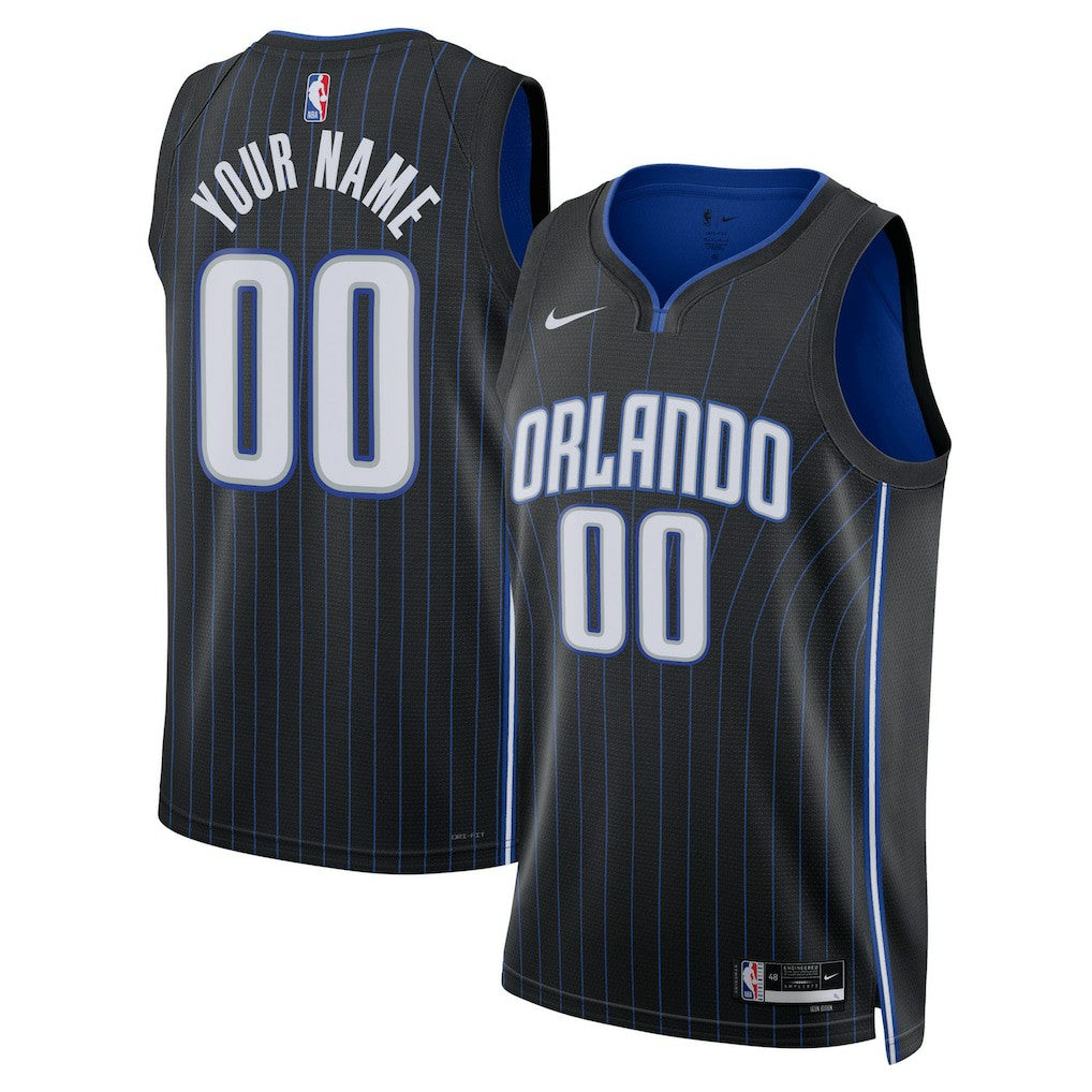 Icon Edition Orlando Magic Unisex Swingman Custom Jersey Black | NBA