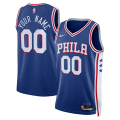 Icon Edition Philadelphia 76ers Unisex 2022/23 Swingman Custom Jersey Royal | NBA