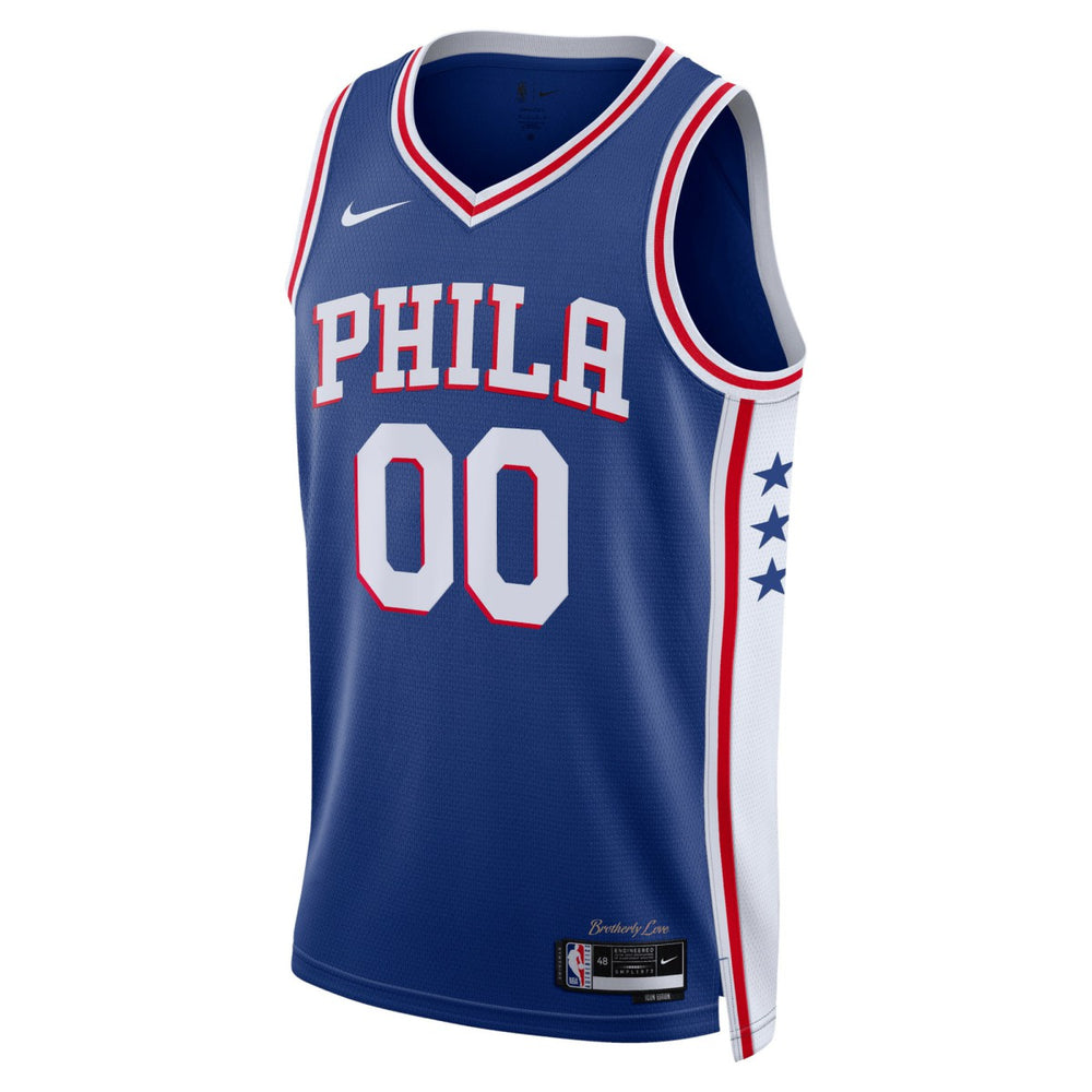 Icon Edition Philadelphia 76ers Unisex 2022/23 Swingman Custom Jersey Royal | NBA