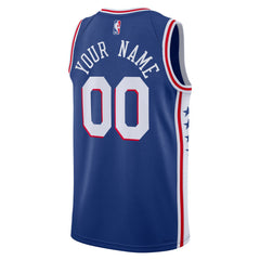 Icon Edition Philadelphia 76ers Unisex 2022/23 Swingman Custom Jersey Royal | NBA