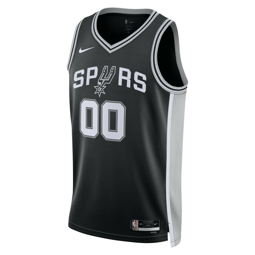 Icon Edition San Antonio Spurs Unisex Swingman Custom Jersey Black | NBA