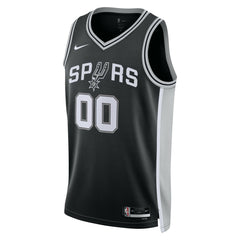 Icon Edition San Antonio Spurs Unisex Swingman Custom Jersey Black | NBA