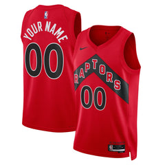 Icon Edition Toronto Raptors Unisex Swingman Custom Jersey Red | NBA
