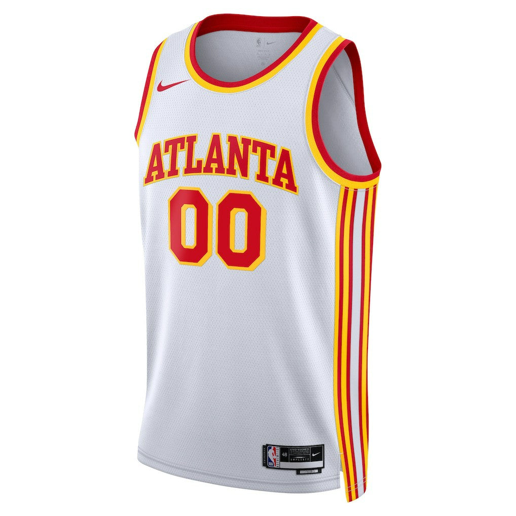 Association Edition Atlanta Hawks Unisex Swingman Custom Jersey White | NBA