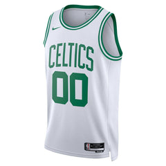Association Edition Boston Celtics Unisex Swingman Custom Jersey White | NBA