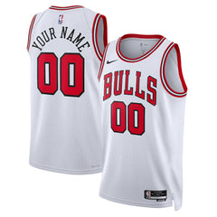 Association Edition Chicago Bulls Unisex Swingman Custom Jersey White | NBA