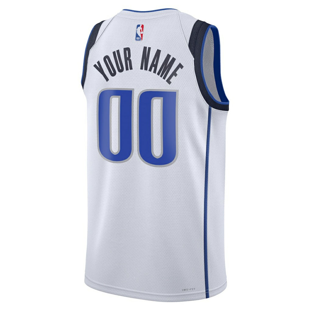 Association Edition Dallas Mavericks Unisex Swingman Custom Jersey White sale | NBA
