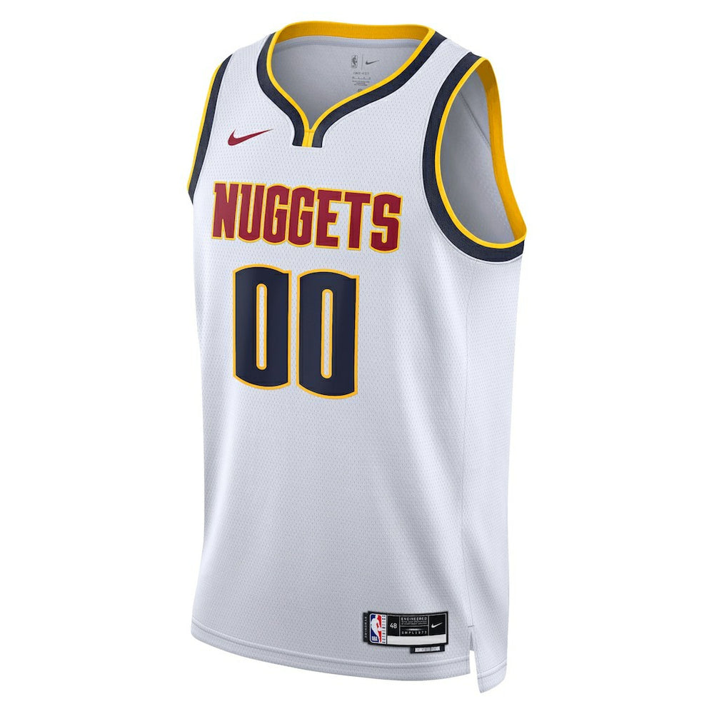 Association Edition Denver Nuggets Unisex Swingman Custom Jersey White sale | NBA