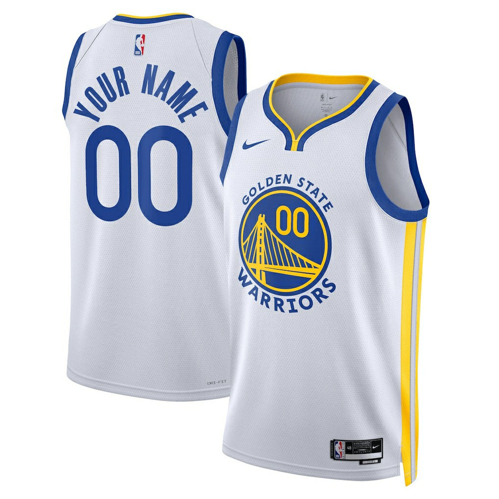 Association Edition Golden State Warriors Unisex Swingman Custom Jersey White sale | NBA