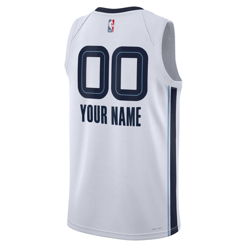 Association Edition Memphis Grizzlies Unisex Swingman Custom Jersey White | NBA