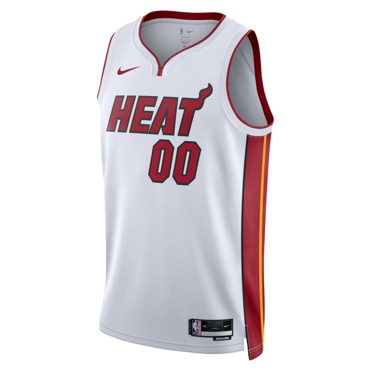 Association Edition Miami Heat Unisex Swingman Custom Jersey White | NBA