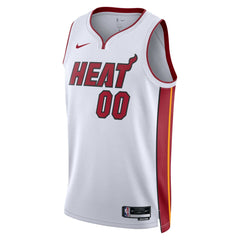 Association Edition Miami Heat Unisex Swingman Custom Jersey White | NBA