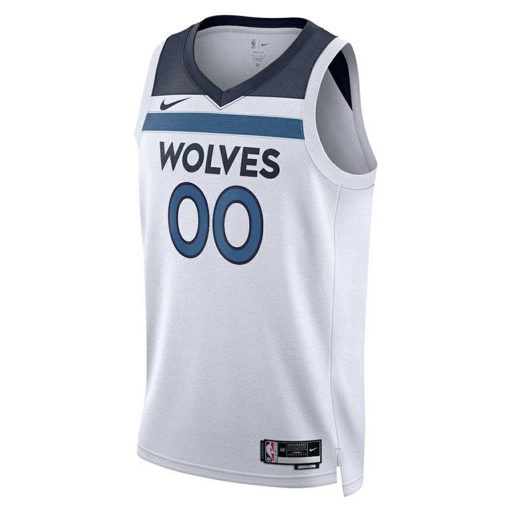 Association Edition Minnesota Timberwolves Unisex Swingman Custom Jersey White | NBA