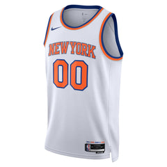 Association Edition New York Knicks Unisex Swingman Custom Jersey White | NBA