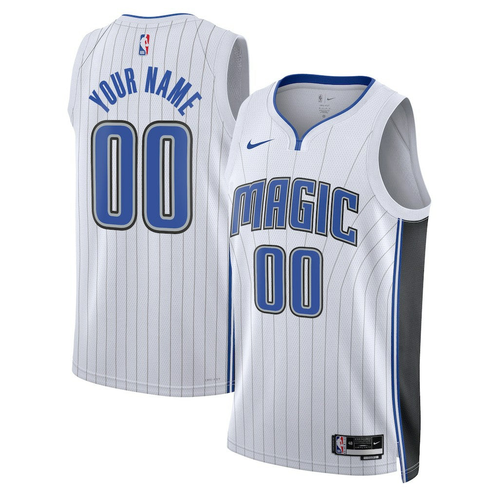 Association Edition Orlando Magic Unisex Swingman Custom Jersey White | NBA