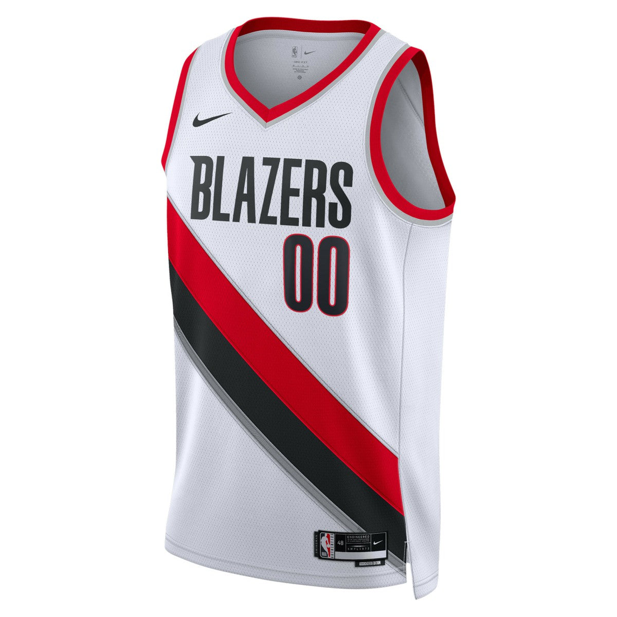 Association Edition Portland Trail Blazers Unisex Swingman Custom Jersey White | NBA