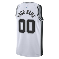 Association Edition San Antonio Spurs Unisex Swingman Custom Jersey White | NBA