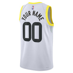 Association Edition Utah Jazz Unisex Swingman Custom Jersey White | NBA