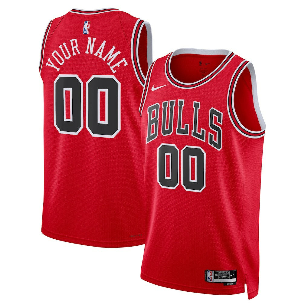 Icon Edition Chicago Bulls Unisex Swingman Custom Jersey Red sale | NBA