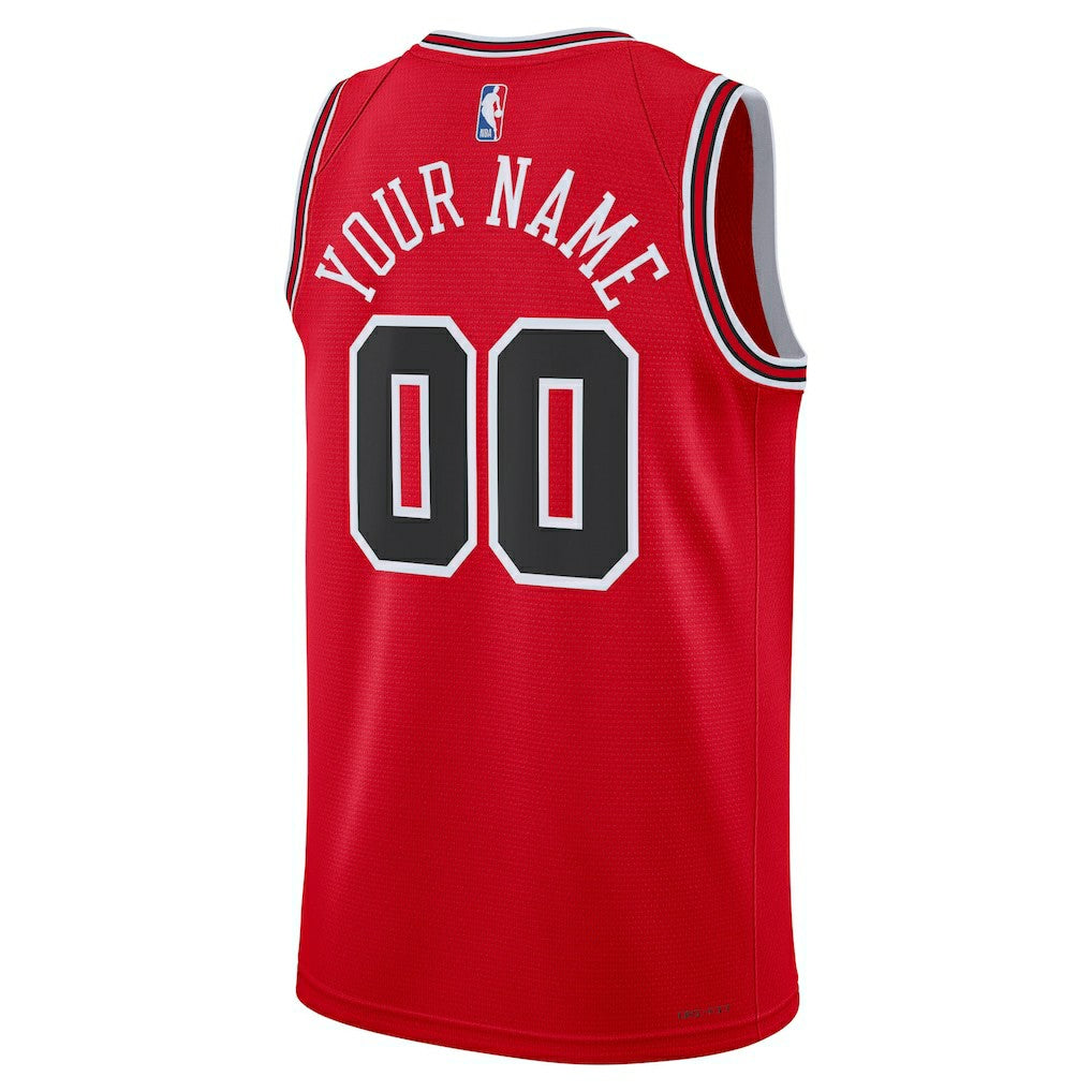 Icon Edition Chicago Bulls Unisex Swingman Custom Jersey Red sale | NBA