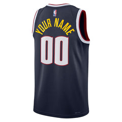 Icon Edition Denver Nuggets Unisex Swingman Custom Jersey Navy sale | NBA