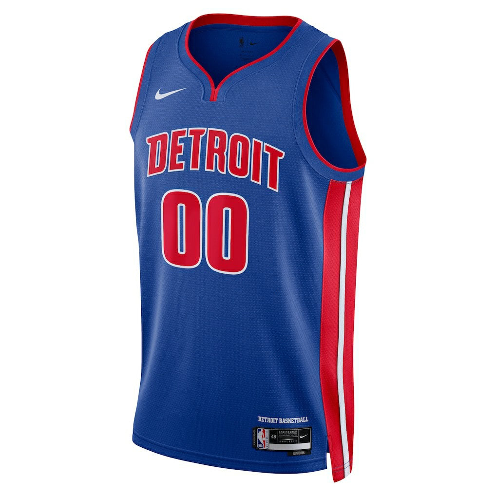 Icon Edition Detroit Pistons Unisex Swingman Custom Jersey Blue sale | NBA