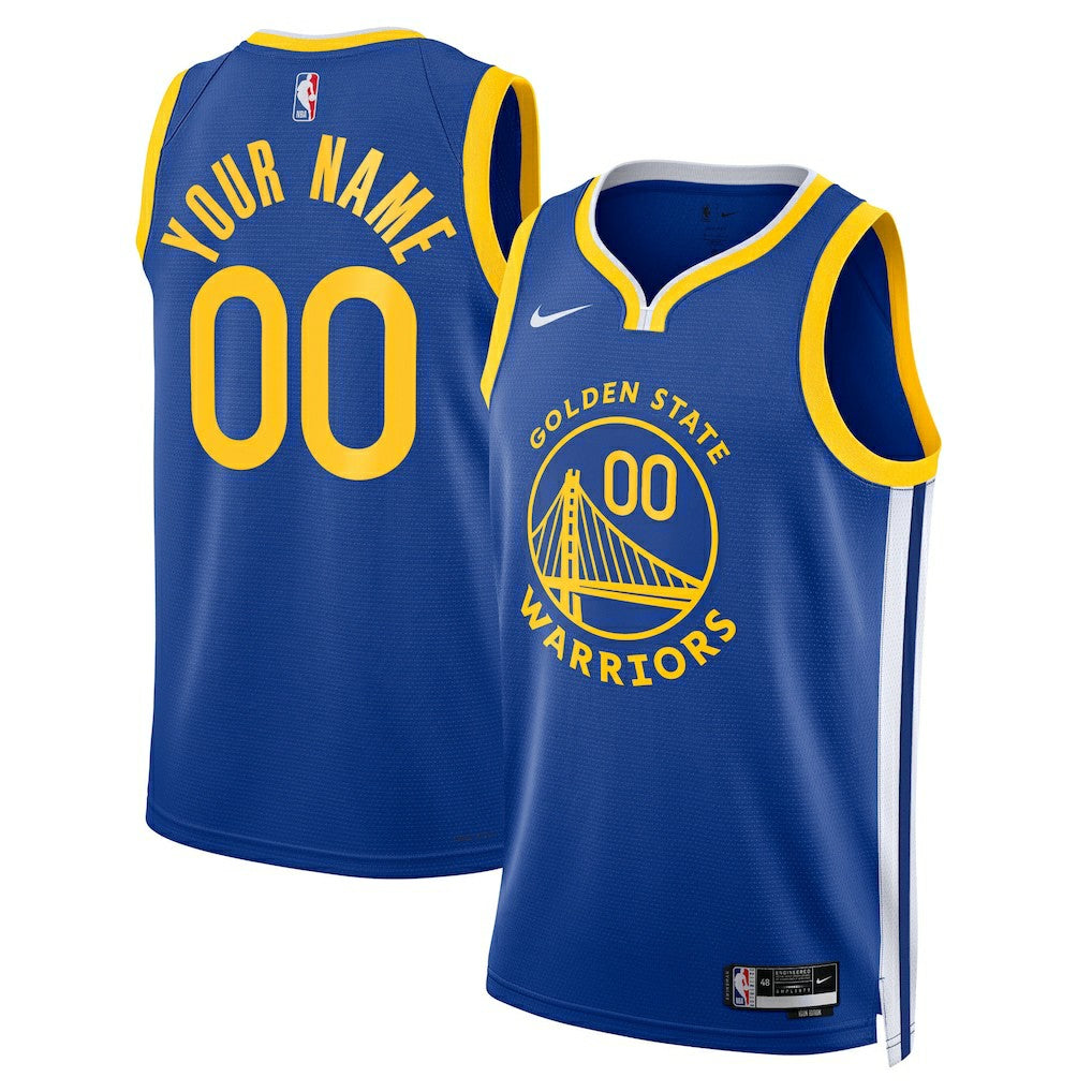 Icon Edition Golden State Warriors Unisex Swingman Custom Jersey Royal sale | NBA